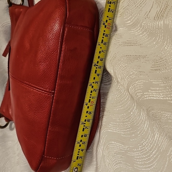 Fossil red leather crossbody bag - Picture 7 of 15